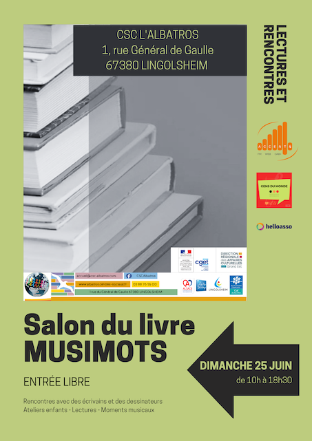 Salon du livre musimots 25 juin